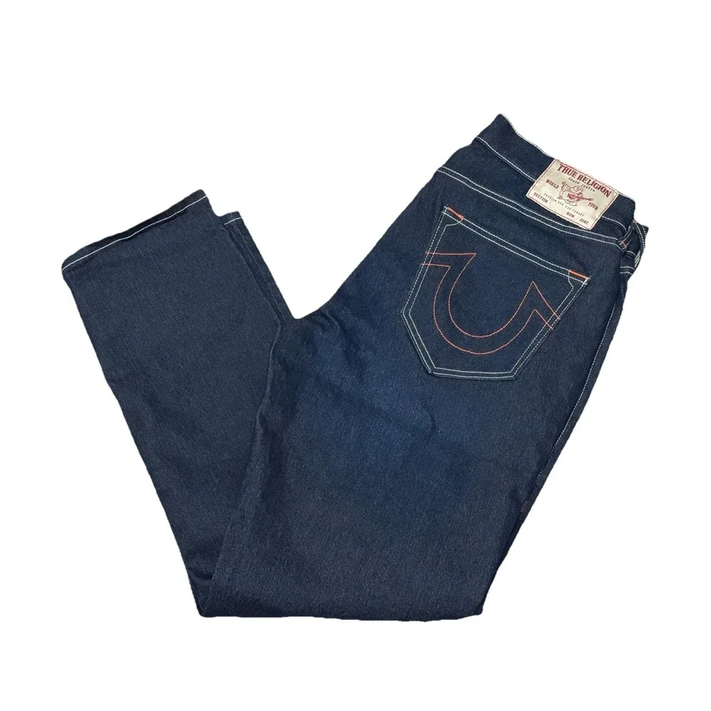 True Religion NWT Men's Rocco Jeans in Dark Roper Wash 34